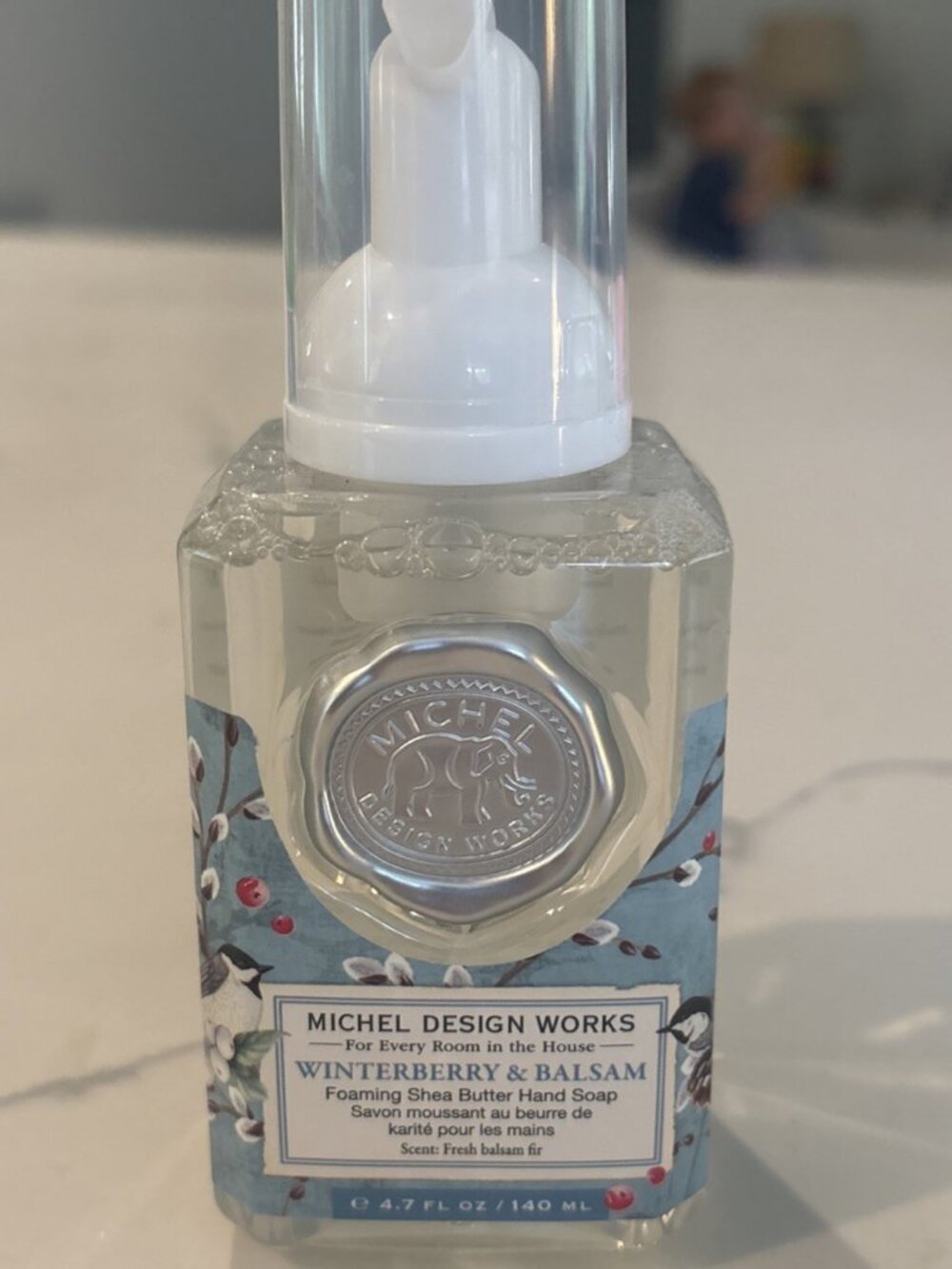 Michel Design Works "WINTERBERRY & BALSAM" Shea Butter Foaming Hand Soap Sealed